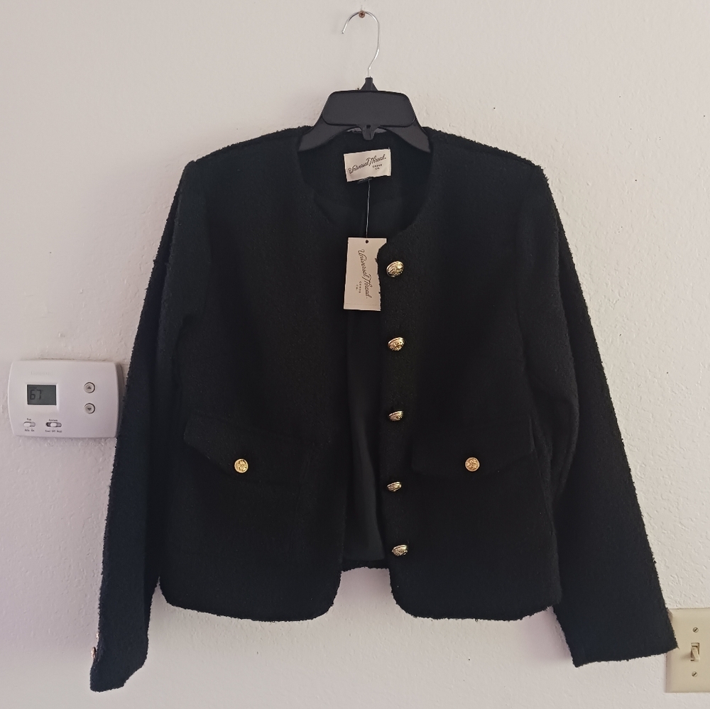 Universal Thread Button Front‎ Tweed Jacket - Picture 2 of 6